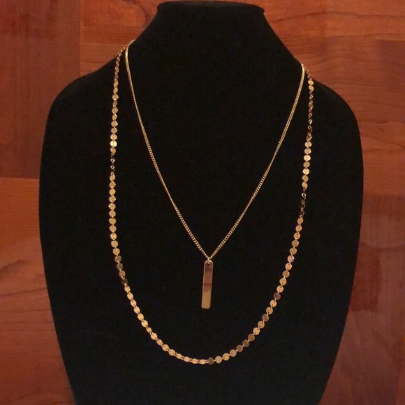 Double layered necklace - Picture 8 of 8